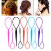 10PCS(5 Large + 5 Small) Tail Hair Styling Kit Plastic Magic Hair Braider Ponytail Maker Clip Tool Simple DIY Hair Styling Accessories Hair Pull Needle Hair Pins(Color Random) view 1