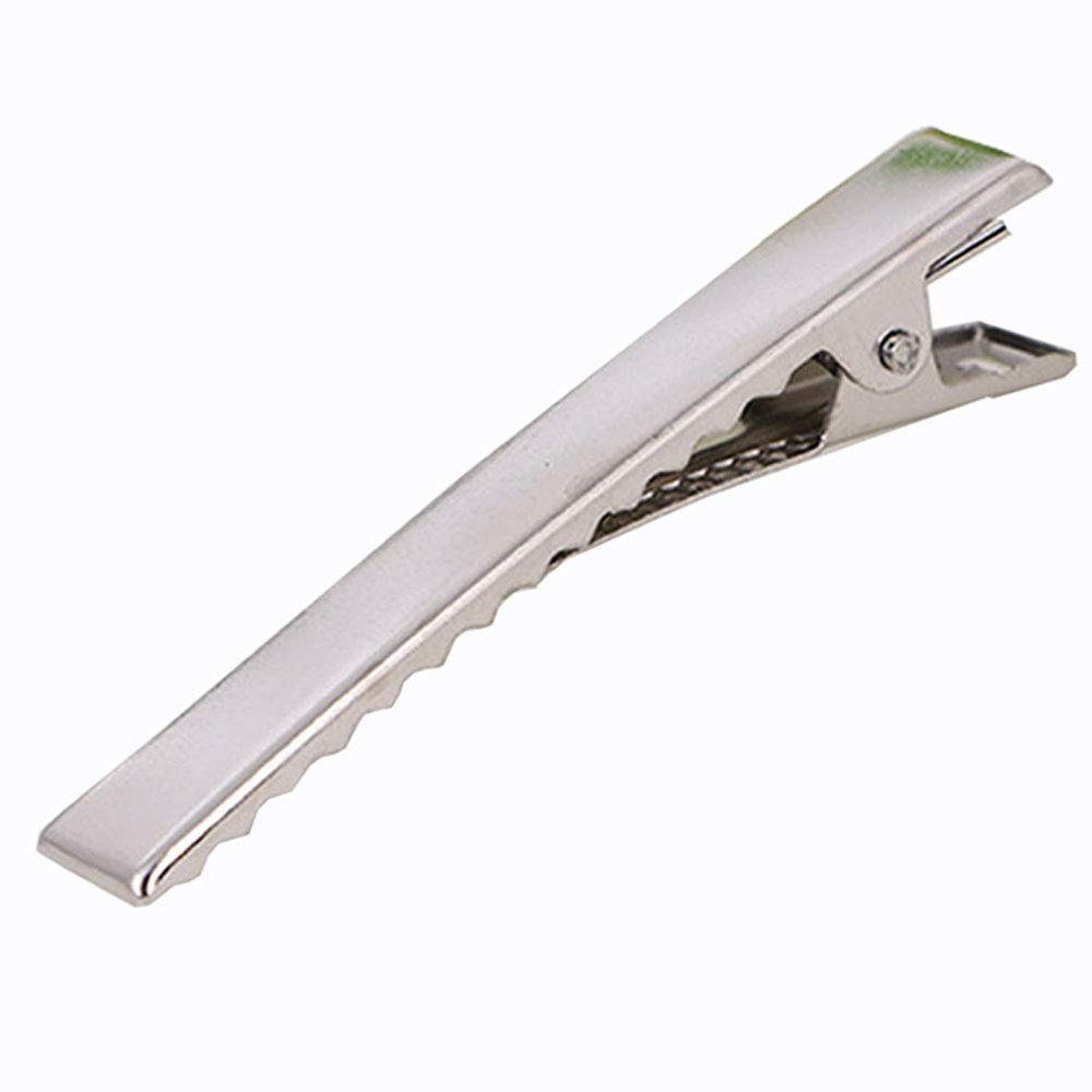 100 Pcs 3.1 Inch Silver DIY Hair Clips - Metal Alligator Clip for Hair Care Styling Tools, Arts & Crafts Projects, Women Styling