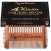 4Klawz Beard Comb - Pocket Comb for Men's Hair Beard Mustache and Sideburns with 4 Sides of Wide & Fine Teeth - Best Bearded Man Grooming Gift Special view 1
