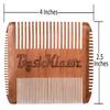 4Klawz Beard Comb - Pocket Comb for Men's Hair Beard Mustache and Sideburns with 4 Sides of Wide & Fine Teeth - Best Bearded Man Grooming Gift Special view 2