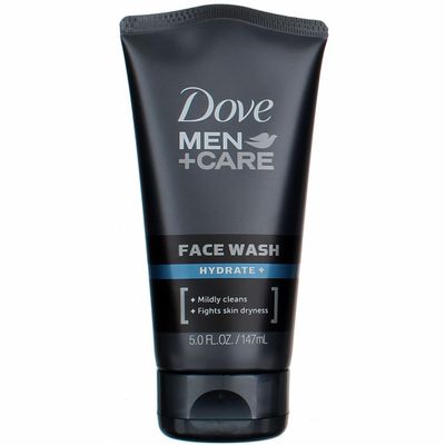 Dove Men + Care Face Wash, Hydrate, 5 Oz (Pack of 3)