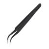 AKOAK 4 Pcs ESD Tweezers Set Anti-Static Tweezers Stainless Steel Tweezers for Eyelash Extension,Electronics, Jewelry-making - Straight and Curved Tip Tweezers - Black view 4