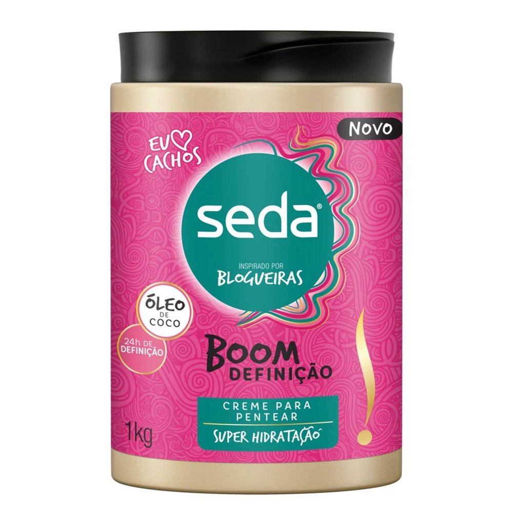 Linha Boom Looks - Creme para Pentear Definio 1000 Gr (Definition Combing Cream Net 35.27 Oz)