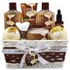 Gifts For Women Gift Basket for Women 9 Piece Christmas Gifts Set of Vanilla Coconut Home Spa Set, Luxurious Holiday Bath and Body Sets Includes Fragrant Lotions, Extra Large Bath Bombs, Coconut Oil view 1