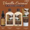 Gifts For Women Gift Basket for Women 9 Piece Christmas Gifts Set of Vanilla Coconut Home Spa Set, Luxurious Holiday Bath and Body Sets Includes Fragrant Lotions, Extra Large Bath Bombs, Coconut Oil view 2
