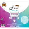 BIC Soleil 3 Sensitive Women's Disposable 3 Blade Razors, Comfort Shield and Aloe Vera Moisture Strip, 10-Pack view 1