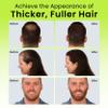 ECLIPSE Hair Fibers Medium Brown for Thinning Hair for Women & Men to Conceal Hair Loss in 15 Seconds - 100% Undetectable Hair Building Fibers, 15g view 2