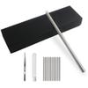 Beikalone Hair Tattoo Razor Pen, Stainless Steel Hairstyle Design Trimmer, with Tweezers and 10 Pieces Blades, for Eyebrow Mustache Hair Styling Art view 1