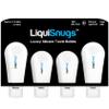 LiquiSnugs Premium - 100% Guaranteed Leak Proof Silicone Travel Bottles For Toiletries - TSA Approved Container. Premium Range Travel Shampoo Bottles with Suction Cups and Adjustable Labels view 1