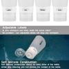 LiquiSnugs Premium - 100% Guaranteed Leak Proof Silicone Travel Bottles For Toiletries - TSA Approved Container. Premium Range Travel Shampoo Bottles with Suction Cups and Adjustable Labels view 3