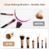 RICRIS Electric Makeup Brush Cleaner and Dryer Machine - Super Fast Clean and Dry Make Up Brushes - Automatic Cosmetic Brush Spinner Washer Tools view 4