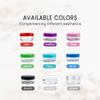 5 Gram Plastic Cosmetic Storage Container with Clear Base and Black Lid (Quantity: 12pcs) (Comes with 1 FREE Fuji Nail Decal) view 4