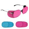 12PCS Amblyopia Eye Patch For Glasses, Children Weak Eye Patches for Strabismus Amblyopia, No irritation to skin (6 Pieces Pink, 6 Pieces Blue) view 3
