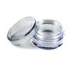 3 Gram Plastic Clear Cosmetic Containers (Quantity: 12 Pieces) (Comes with 1 FREE Fuji Nail Decal) view 1