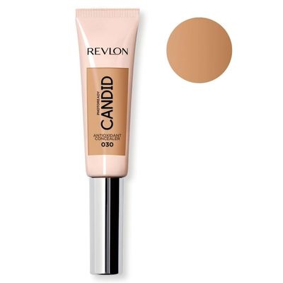 Concealer Stick by Revlon, PhotoReady Candid Face Makeup with Anti-Pollution & Antioxidant Ingredients, Longwear Medium-Full Coverage Infused with Caffine, Natural Finish,Oil Free, 030 Light Medium, 0.34 Fl Oz