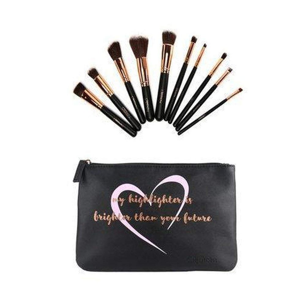 10pc Like A Diamond Brush Set