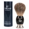 Luxury Shaving Brush for Men by VIKINGS BLADE, Ultra Heavy Acrylic & 316L Steel Handle, Super Strong Knot Backbone, Minimal Shedding, Fast Lather, Extremely Smooth & Plush on Skin (Dark Stallion) view 1