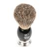 Luxury Shaving Brush for Men by VIKINGS BLADE, Ultra Heavy Acrylic & 316L Steel Handle, Super Strong Knot Backbone, Minimal Shedding, Fast Lather, Extremely Smooth & Plush on Skin (Dark Stallion) view 3