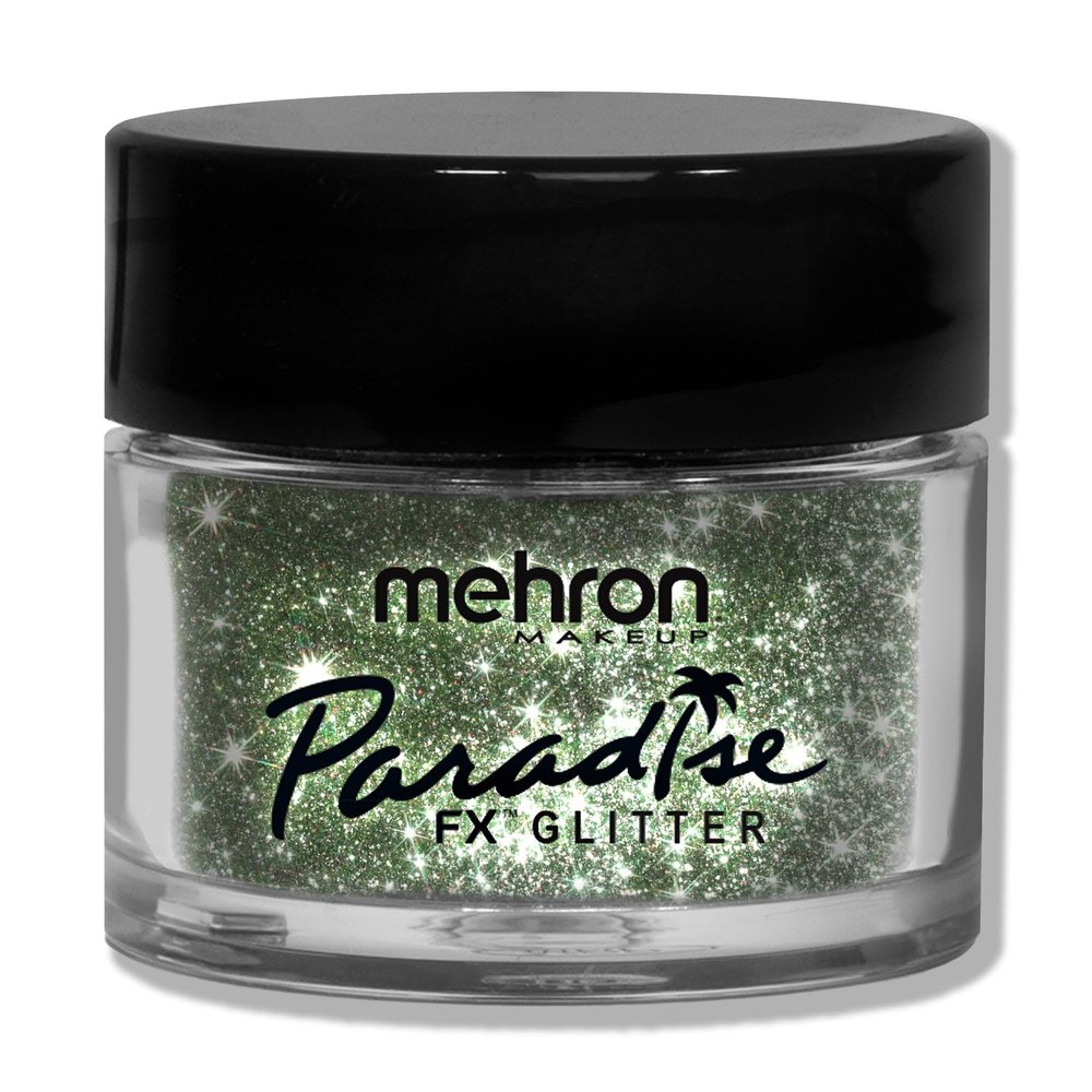 Mehron Makeup Paradise Glitter FX | Professional Cosmetic for Makeup & Art | Vibrant & Shimmering Loose Glitter .25 oz (7 g) (Pastel Green)