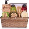 BRUBAKER Cosmetics Home Spa Gift Set - Garden Poppies Flowers - 14 Pcs Bath & Body Gift Basket for Women and Men view 2