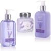 BRUBAKER Cosmetics Relaxing at Home Spa Gift Basket - Fresh Lavender - 9 Pcs Bath & Body Gift Set Including Vintage Planter view 3