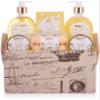 BRUBAKER Cosmetics Luxury Bath & Body Gift Set - Vanilla Rose Mint - 12 Pcs Spa Gift Set for Women and Men view 2