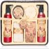 BRUBAKER Cosmetics Home Spa Gift Box - Garden Poppies Flowers Scent - 7 Pcs Bath Gift Set For Women and Men view 2