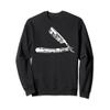 Barber's Straight Edge Razor Icons - Barbershop Sweatshirt view 1