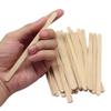 SelfTek 100 Pcs Wooden Wax Applicator Spatulas Sticks for Hair Removal and Smooth Skin, Wax Popsicle Stick Eyebrow Waxing Sticks for Lip, Nose Wax Applicator Sticks view 2