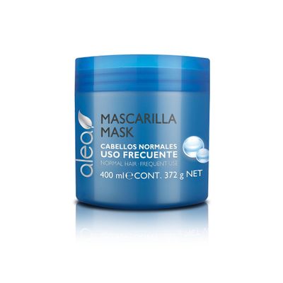 Alea Cosmetics - Normal Hair Frequent Use Mask - 400 ml - Lime Extract & Silk Proteins - Silky, Tangle-Free & Shiny Hair - Sulfate & Paraben-Free