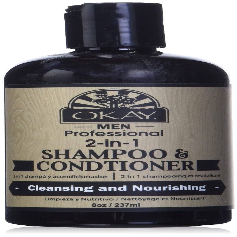 Okay 2-in-1 Men's Shampoo Conditioner, 8 Oz