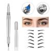 Pinkiou Microblading Pen Tattoo Machine for Permanent Makeup Eyebrow Beauty (silver) view 4