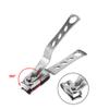 2 Pcs Stainless Steel Nail Clippers, 360 Degree Rotating Head Fingernail & Toenail Cutter Trimmer Tools for Personal Hand/Foot Care, Manicure and Pedicure view 3