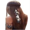 Set of 2 Gypsy Hippie Feather Headband Headdress and Armband Bohemian Headwear Headpiece Handmade Tribal Indian Fascinator Feather Hairband Hair Accessories for Women Lady (A#) view 1
