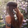 Set of 2 Gypsy Hippie Feather Headband Headdress and Armband Bohemian Headwear Headpiece Handmade Tribal Indian Fascinator Feather Hairband Hair Accessories for Women Lady (A#) view 2