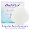 Buf-Puf Facial Sponge, Dermatologist Developed, Removes Deep Down Dirt & Makeup That Causes Breakouts and Blackheads, Reusable, Exfoliating, White, 5 Count view 2