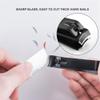 2 Pcs Stainless Steel Nail Clippers, Black Plating Fingernail & Toenail Cutter Trimmer Tools for Personal Hand/Foot Care, Manicure and Pedicure view 4