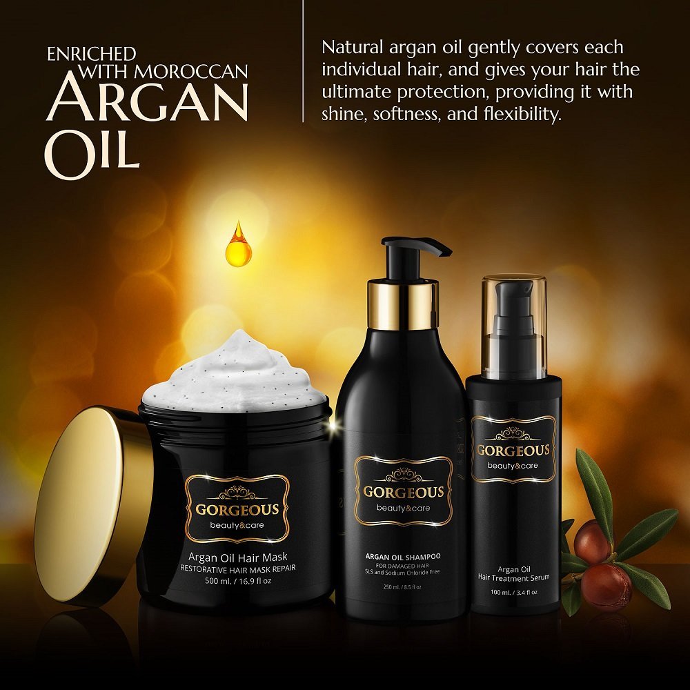 argan oil Weightless Hydrating Mask 500ml 16.9 fl.oz be gorgeous beauty and care