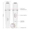 5 in 1 Rechargeable Electric Face Epilator with Body Trimmer, Facial Massager, Shaver, Pedicure, Cleaning Brush and Epilator Waterproof for Women view 4