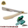 2 Pcs Cut Throat Beard Straight Barber Shaving Razors + FREE 100 BLADES view 3