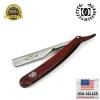 CUT THROAT BEARD BARBER SALON STRAIGHT RAZOR RASOIR + FREE BLADES RED view 1