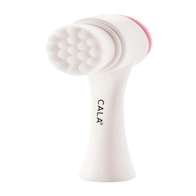 Cala Dual-Action Facial Cleansing Brush (Pink)