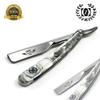 Hector Beauty Supply Classic White Stainless Steel Barber Shaving Razor - 100 Blades - Unisex Adults view 3