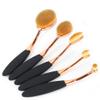 Yoseng Oval Foundation Brush 5 Pcs Toothbrush makeup brushes Fast Flawless Application Liquid Cream Powder Foundation view 4