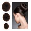 AnHua Set of 3 Donut Hair Bun Makers Hair Buns Accessories (1 Small, 1 Medium, 1 Large) (Colors: Brown) view 1