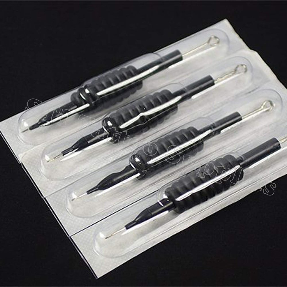 30 pcs Disposable Sterile tattoo Needles and Tube 3/4 Grip with Tip Mix Size 3/5/7/9RL, 5/7RS. (5 pcs each)