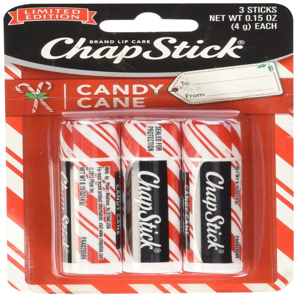 Chapstick Limited Edition Candy Cane a Pack of 3
