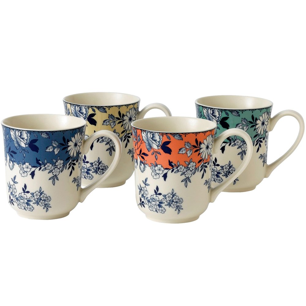 Accent Mugs S/4 Green/Yellow/Blue/Red by Waterford