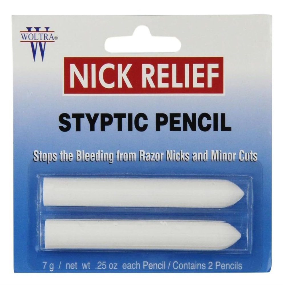 Nick Relief Styptic Pencil Twin Pack (Blister) (Pack of 3)
