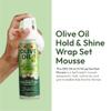 ORS Olive Oil Hold & Shine Wrap Set Mousse Infused with Coconut Oil for Restorative Shine 7 Ounce (Pack of 3) view 4